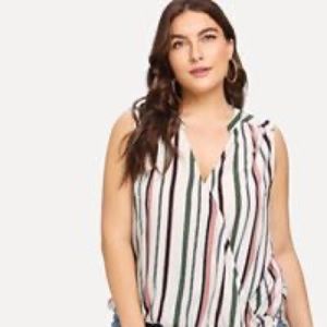 Top Multicolor stripes New!!